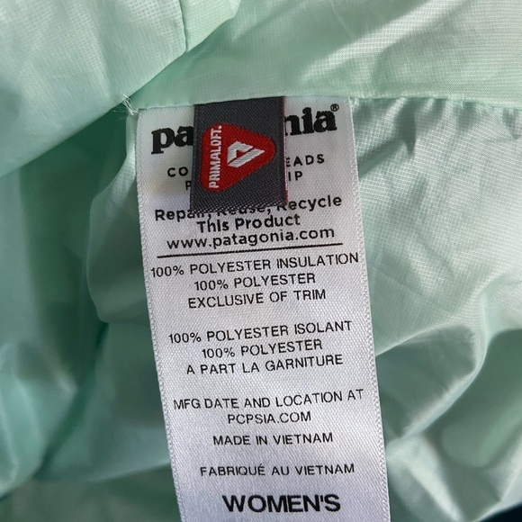 PATAGONIA teal Women's Nano Puff Jacket size XS - Picture 4 of 6